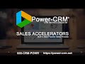 Power-CRM Sales Process Accelerators Overview