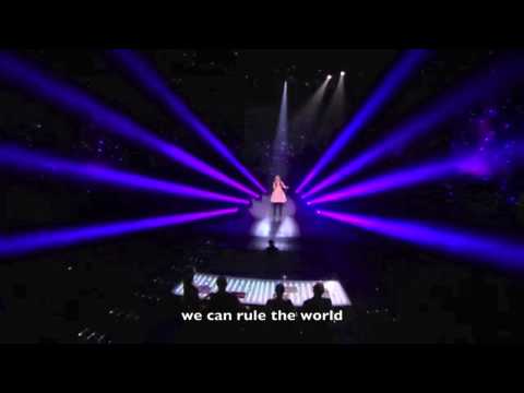 Ella Henderson sings Rule the world, subtitle