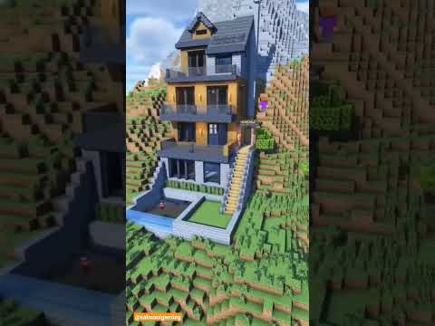 EPIC 4-Floor Mountain House in Minecraft! 😱🔥