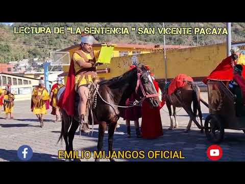 LECTURA DE LA SENTENCIA SAN VICENTE PACAYA ESCUINTLA