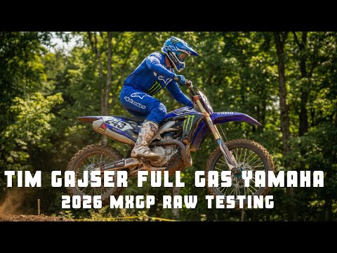 Tim Gajser FULL GAS on Yamaha for 2026 MXGP 🔵