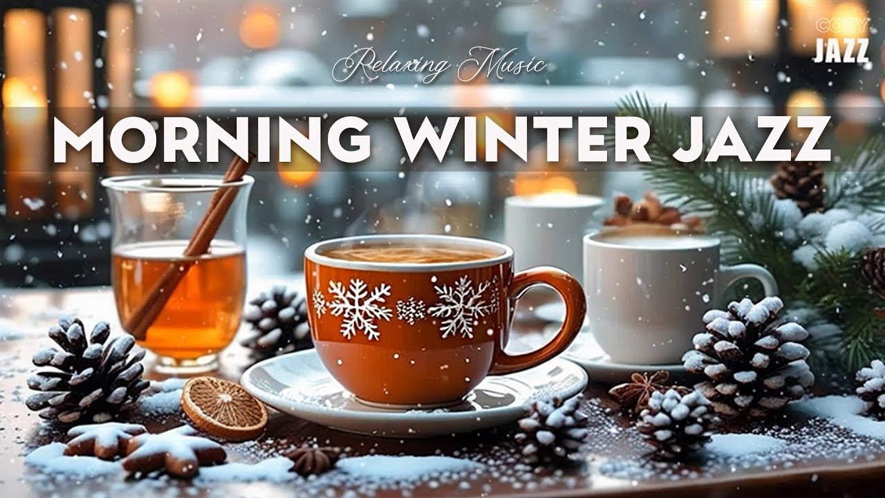 Morning Winter Jazz ☕ Smooth Coffee Jazz Piano Music & Sweet Bossa Nova Instrumental for Upbeat mood