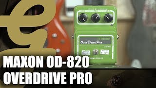 Video thumbnail for Maxon OD-820 Overdrive Pro by Guitarsenal