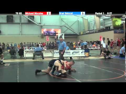 Men`s Freestyle 70 KG Michael Morales vs. Brad Dolezal