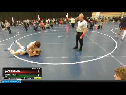 170 Lbs Champ. Round 3 - Wyatt Gibbs, TN Vs Gavin Ricketts, KY Baee