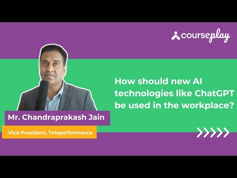 Mr. Chandraprakash Jain shares his thoughts on how should new AI technologies be used in workplace
