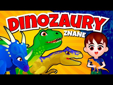 Kazio i POPULARNE DINOZAURY dla dzieci - Bajka edukacyjna dla dzieci 🌴 Znane dinozaury po polsku 🌴