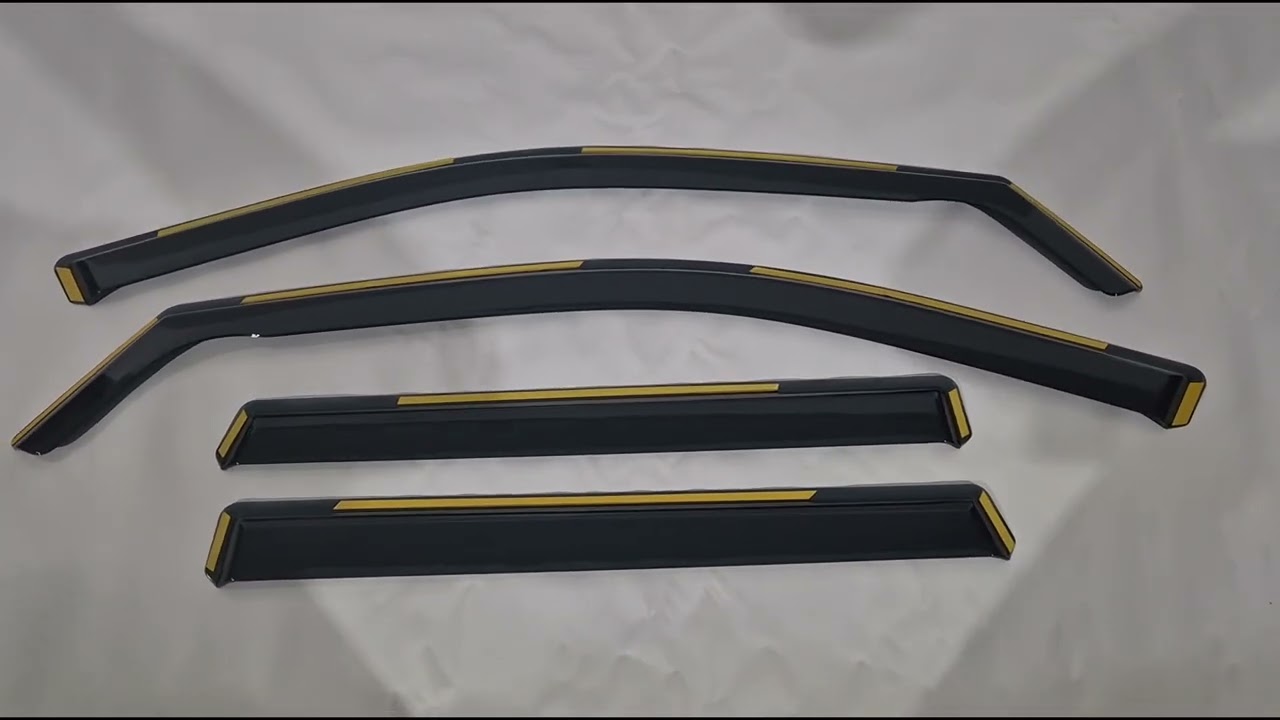 Вітровики вставні Niken Luxury (4 шт) Video 1