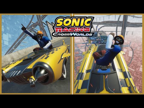 🚕 CRAZY TAXI! B.D. Joe with VOICE LINES ￼- Sonic Racing: CrossWorlds! (4K)