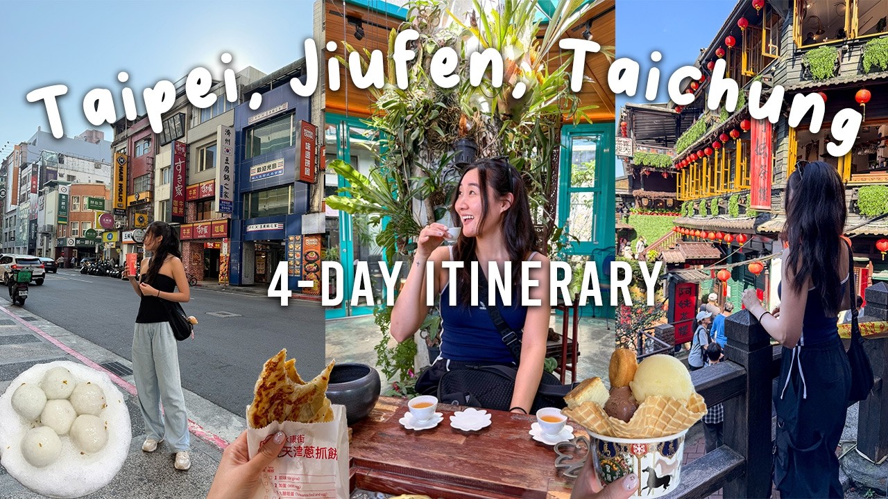 Taiwan Travel Vlog: Best things to eat & do in Taipei, JiuFen, and Taichung