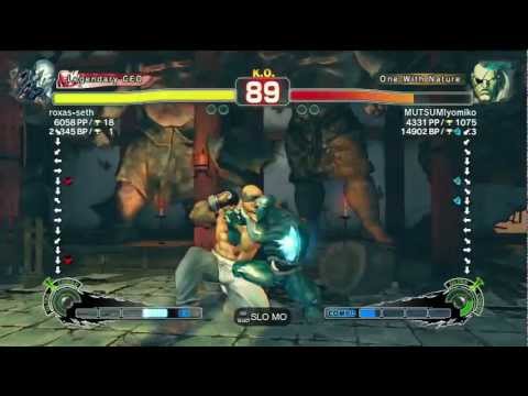 SSF4 AE 2012: roxas-seth (Seth) vs MUTSUMIyomiko (Sagat)
