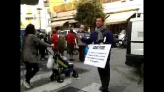 SE MUORI SENZA CRISTO PERDI LA TUA ANIMA (Predicando il Vangelo nel mercato di Sestri levante)