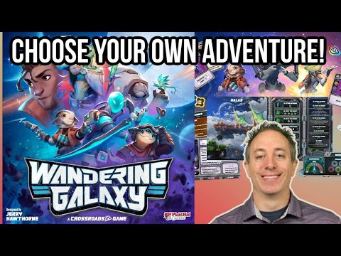 Wandering Galaxy Board Game Review - Choose Your Own Adventure!