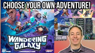 Wandering Galaxy Board Game Review - Choose Your Own Adventure!