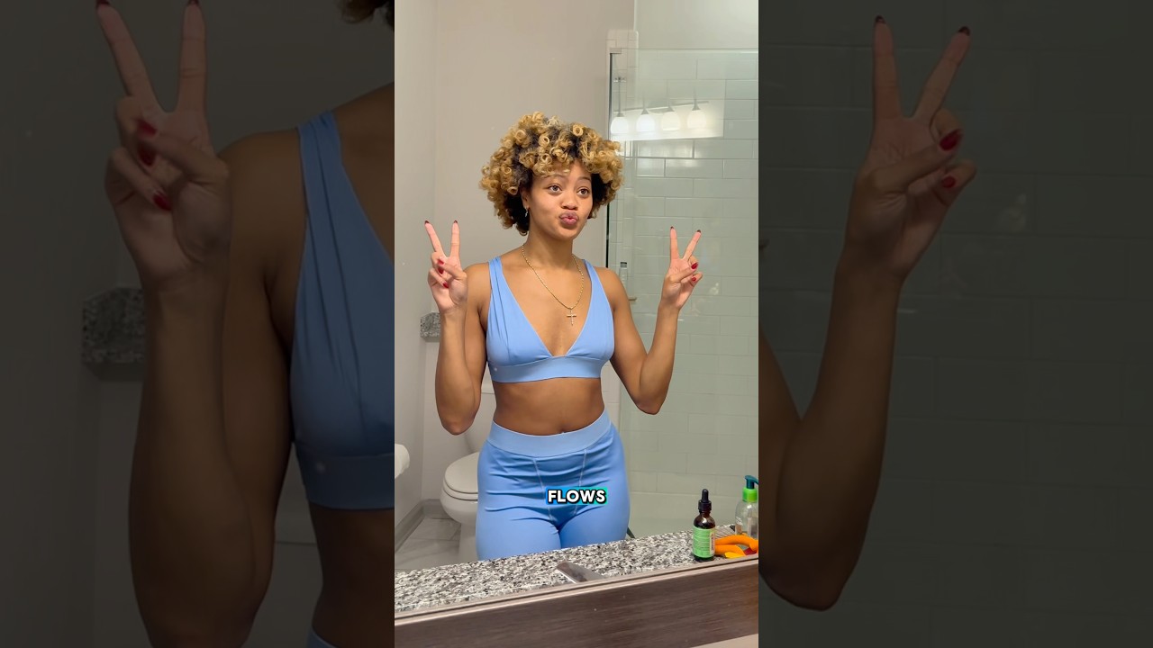 My braid out routine gives me a fro that’s  fluffy & LASTS! #4chair #4c #afro #flexirods #braidout