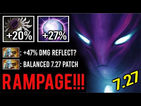 NEW 7.27 IMBA 47% PASSIVE DMG REFLECT Blade Mail Spectre RAMPAGE Can't Stop This Meta Hero Dota 2