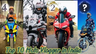 Top 10 Motovloggers in India // भारत के 10 पसंदीदा motovlogger 2022 // #bikes  #motovlogger