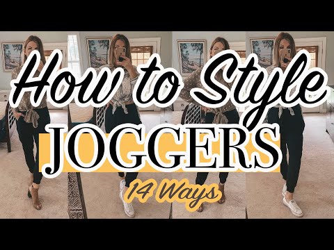 What to Wear with Joggers ~ 14 Looks! Styling Joggers...