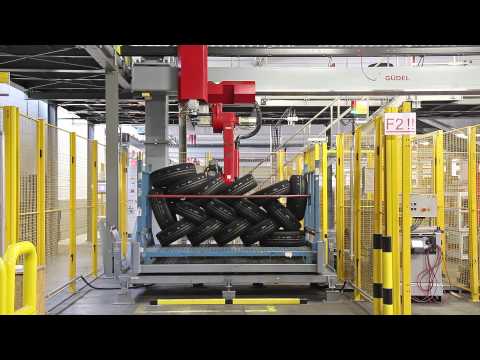 Güdel - Sorting and Palletising of tires