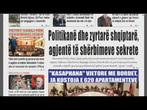 Pasqyra e shtypit të ditës-Ditë e Re- 03.04.15- Ora News