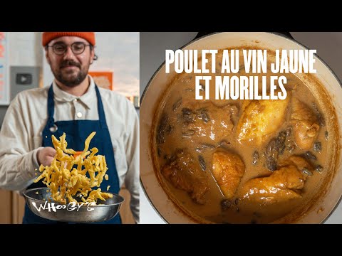 Poulet au vin jaune & aux morilles 🐓🇫🇷