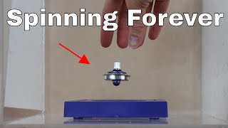 Will a Levitating Gyroscope Spin Forever in a Vacuum Chamber?