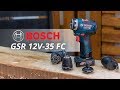 Bosch Professional Perceuse-visseuse sans fil GSR 12 V-35 FC Kit avec jeu d'accessoires