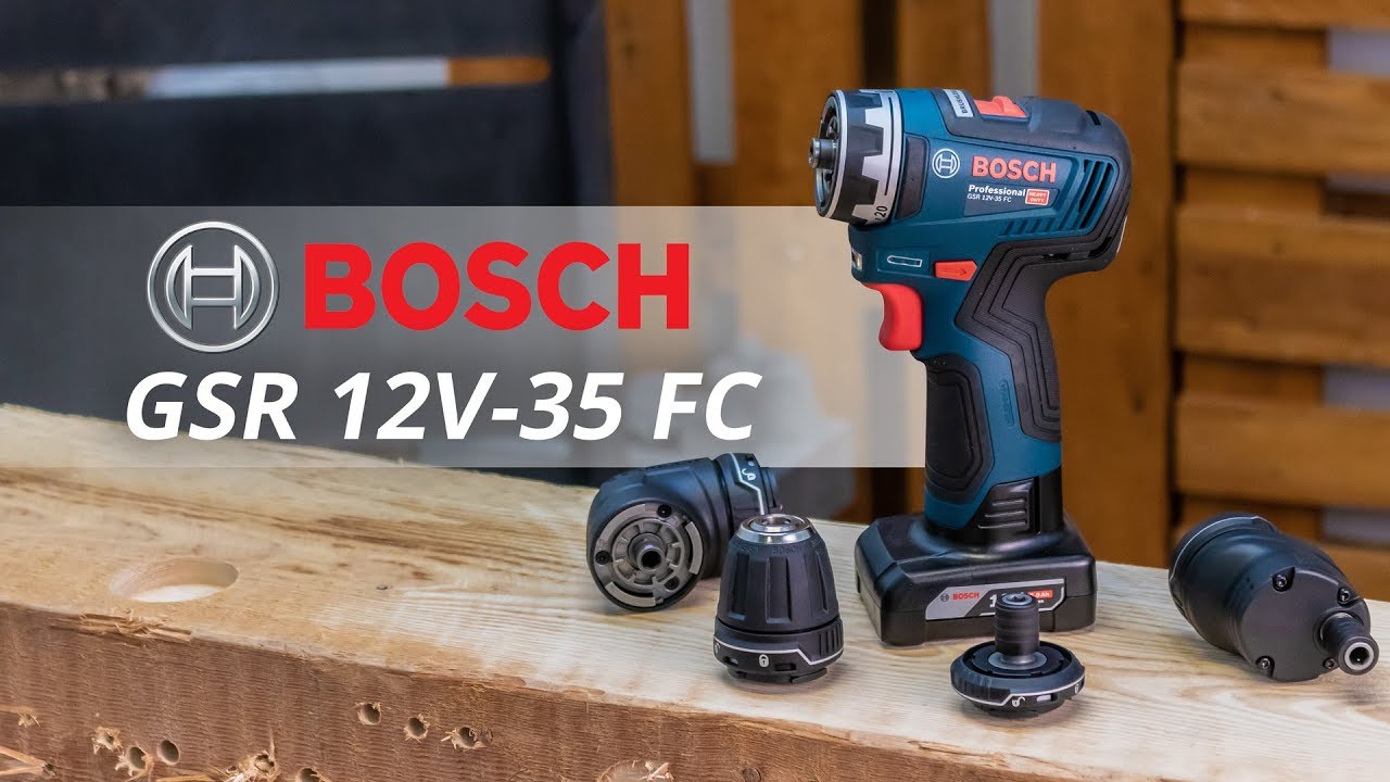 Perceuse-visseuse Bosch Professional GSR 12V-35 FC + 2 batteries 3,0Ah