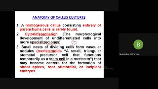 callus initiation  Subculture Part II