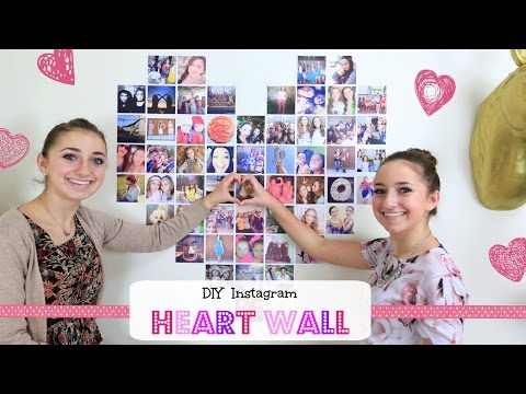 インスタグラムのハートウォールをDIY｜バレンタインのアイデア (DIY Instagram Heart Wall | Valentine's Day Ideas)