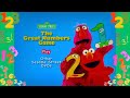 Sesame Street THE GREAT NUMBERS GAME 2001 DVD Menu Walkthrough