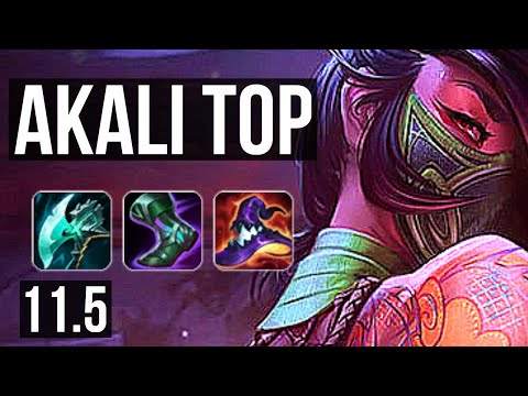 AKALI vs SHEN (TOP) | 6/2/7, 400+ games | EUW Diamond | v11.5