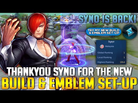 TOP 1 CHOU IS BACK | Thank You Syno For The New Build And Emblem | Kharl Chou Montage Immunes | MLBB