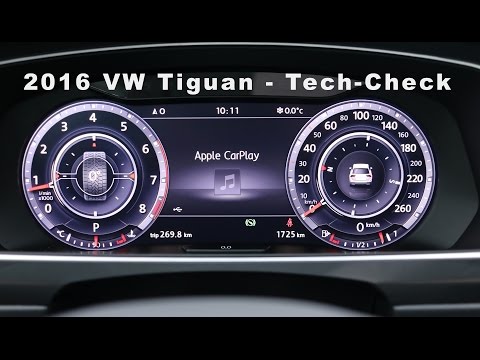 2016 VW Tiguan Tech-Check - Infotainment-System - CarPlay - Rückfahrkamera - 3D View