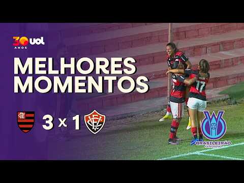Gols e lances de Flamengo x Vitória
