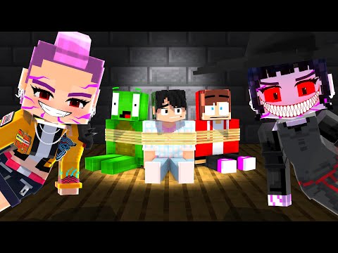 KPOP DEMON HUNTERS vs MAIZEN : JJ and MIKEY vs SAJA BOYS and HUNTRIX - Minecraft Animation