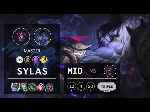 Sylas Mid vs Lucian - KR Master Patch 10.25b