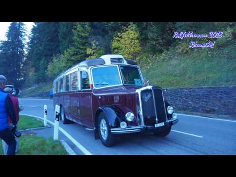 Rossfeldrennen 2018 Teil 17 - Historische Omnibusse - Edelweiss Bergpreis Rossfeld