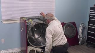 Samsung Dryer Repair - How to Replace the Drum Support Roller (Samsung Part # DC97-16782A)