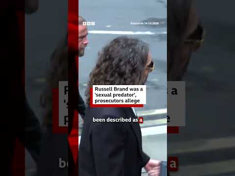 Russell Brand was a 'sexual predator', prosecutors allege. #BBCNews