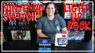 NINTENDO SWITCH LIGHT UP DOCK SHIELD (Unboxing and Review) Switch Accessories