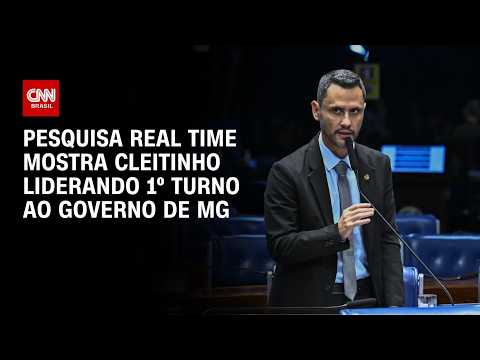 Real Time Big Data: Cleitinho lidera todos os cenários ao governo de MG | BASTIDORES CNN