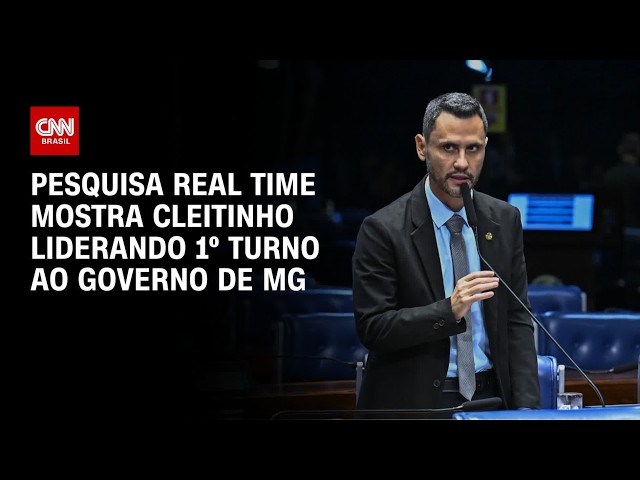 Real Time Big Data: Cleitinho lidera todos os cenários ao governo de MG | BASTIDORES CNN