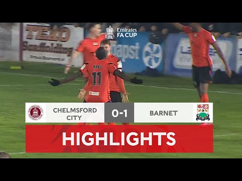 Kanu Sends The Bees Into The Second Round | Chelmsford City 0-1 Barnet | Emirates FA Cup 2022-23