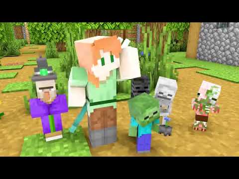 Monster School Baby Witch Become a Hero Minecraft Animation P10