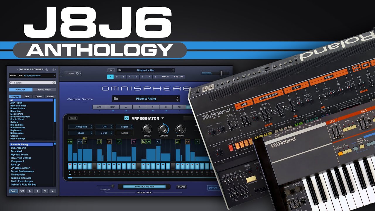 DRS060 - J8J6 Anthology - Spectrasonics Omnisphere 2 ( 32 presets ) - Video Preview 1