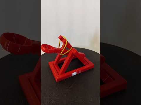 Игрушка-катапульта «Print-in-Place Pop-Up Catapult v1.1» 10 см 3D-печать - фото 1 - id-p2851335793