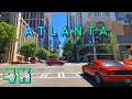 Atlanta Drive on a Sunny Spring Day Part 1/3, Georgia USA 4K - UHD