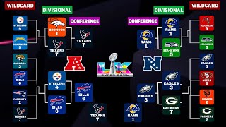 2026 NFL playoff bracket: Final Picture, Wild-card matchups for AFC, NFC