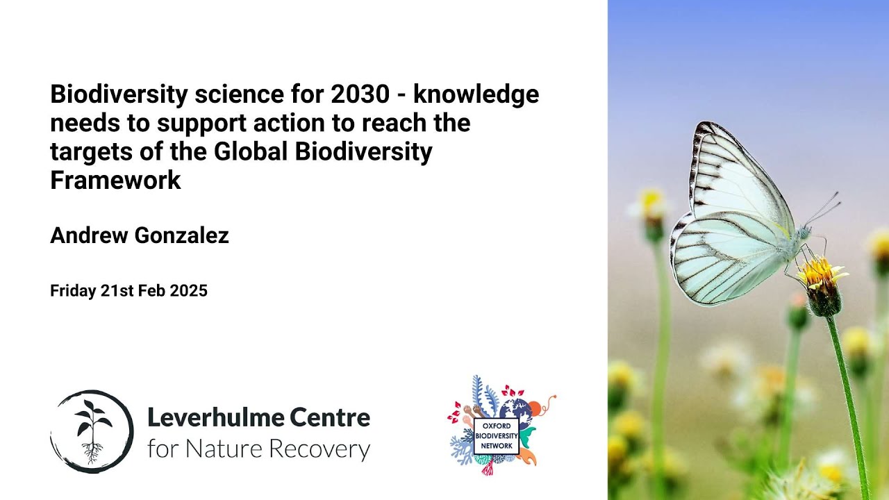 Biodiversity science for 2030 - knowledge needs to support action to reach the targets of the GBF
